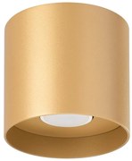 Sollux SL.1283 - Bodové svietidlo MIKA 1xGU10/10W/230V zlatá