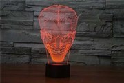 3Dmix 3DL-CLK059 – 3D LED nočná lampa - Joker (Hodiny s budíkom)