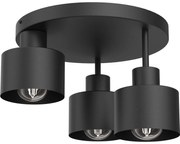 Stropné svietidlo PARKLA 3xE27/15W/230V čierna