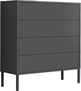 XXXLutz KOMODA, antracitová, 79/86/33 cm MID.YOU - Komody - 001067000402