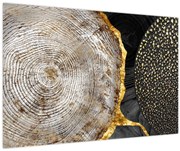 Obrázok - Kmeň stromu v koláži 2 (90x60 cm)