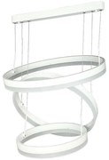 LED Stmievateľný luster na lanku LED/86W/230V 3000K biela