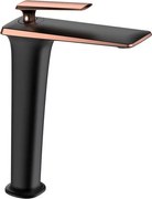 Mexen Purus vysoká umývadlová batéria, čierna/Zlatoružová - 745810-76