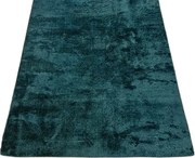 Zelený plyšový koberec Plush Deluxe – fľašková zelená Rozmer: 50x80 cm