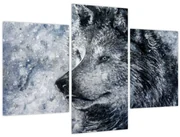Obraz - Kreslený vlk (90x60 cm)