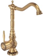 Drezová umývadlová batéria vysoká Rea VENICE antický bronz