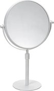 Bemeta Design WHITE: Kozmetické zrkadlo, ø 200 mm, teleskopické, na postavenie - 112201414