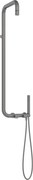 Deante Silia, sprchový stĺp s pákovou sprchovou batériou, titánová, DEA-NQS_D4XM