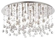 Ideal Lux - LED Krištáľové stropné svietidlo MOONLIGHT 15xG9/3W/230V pr. 80 cm
