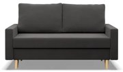 Dvojmiestna pohovka BLANK Comfort rozkladacia, sivá
