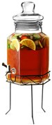 Bar@drinkstuff Hexagonálny sklenený výčap 5.6 L
