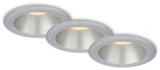 Briloner 7041-034-SADA 3x LED Kúpeľňové podh. svietidlo LED/4,9W/230V strieborná