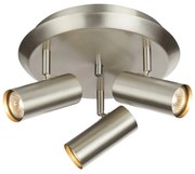 Nástenné svietidlo v striebornej farbe Markslöjd Barcelona Tres