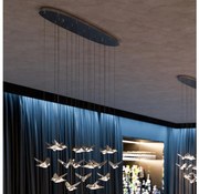 Eglo 390403 - LED Stmievateľný luster na lanku PARATEBUENO 17xLED/3W/230V chróm