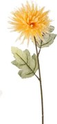 Umelá kvetina Chryzantéma 60 cm, žltá%