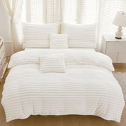 Mikroplyš obliečky Homa TRAIL WHITE 3-dielna sada 140x200 cm