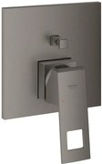 Sprchová a vaňová batéria GROHE EUROCUBE bez podomietkového telesa kartáčovaný Hard Graphite 24062AL0