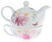 Biela porcelánová čajová súprava – Dakls