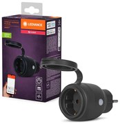 Ledvance - Inteligentná vonkajšia zásuvka SMART+ 3680W/230V/Typ F/SCHUKO 16A IP44 čierna P227587