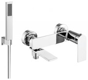 Mexen Zero R02 vaňová batéria so sprchovacím setom, chrómová - 7113R02-00