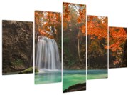 Obraz - Vodopád v Thajsku (150x105 cm)