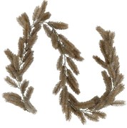 Vianočná champagne jedlová girlanda Garland s trblietkami - 180 cm
