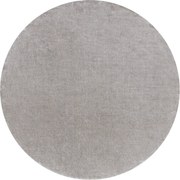 Dywany Łuszczów, Kusový koberec Visco Rabbit Silver 3 kruh, 120x120 (priemer) kruh, šedá, detská izba