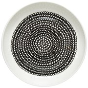 Hlboký tanier Oiva Räsymatto 20,5cm, čierny