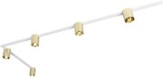 Koľajnicový systém zlatý a biely s 5 reflektormi 1-fázový - Rondoo Up