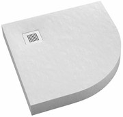 Rohová vanička New Horizons White Stone 90x90x12 R55 3.3304/B/ST-M2