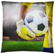 Jerry Fabrics Detský vankúšik s potlačou - Futbal | 40 x 40 cm