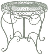 Kovový stôl Sheela - Zelená antik