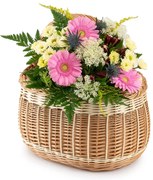 Prútený nákupný kôš Levitra II.š. 36 x hl. 26 x v. 24/40(cm)