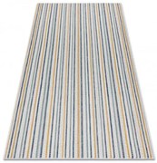 Koberec šnúrkový SIZAL COOPER Pásy, Etno 22237 ecru / granát