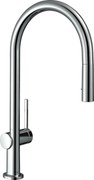 Hansgrohe M54, drezová batéria Talis s výsuvnou spŕškou, EcoSmart, chrómová, HAN-72842000