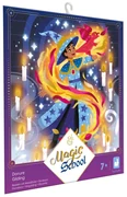 Janod Atelier Mini Kreatívna sada Obrázky s metalickým papierom Magická škola od 7r.
