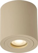 Moderné stropné bodové svietidlo Taupe GU10 50mm IP44 - Capa