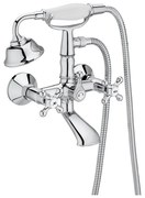 Roca A5A014BC00 - Vaňová súprava s batériou CARMEN lesklý chróm