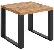 Konferenčný stolík Mona 600/600/500 dub wotan/čierna