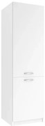 Vysoká kuchynská skrinka Belini pre vstavanú chladničku 60 cm biely mat TOR SSL60/1/WT/WT/0/E