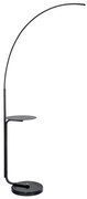 LED Stojacia lampa so stolíkom LED/20W/230V 3000-6500K čierna