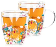 4Home Termo pohár Floral Hot&Cool 300 ml, 2 ks