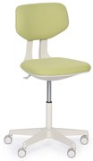 Pracovná stolička BEN, mäkké kolieska, zelená