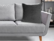 Dekoračný vankúš ZigZag 60x60 cm, antracit%