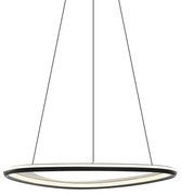 Dizajnové závesné svietidlo čierne s 3-stupňovým stmievaním - Organico