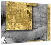 Obraz - Zlaté štvorce N⁰2 (70x50 cm)