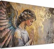 Obrazy anjelov Nebeská radosť | 100% originál domaľovaný akrylom