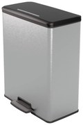 Curver Odpadkový kôš DECO BIN 65L, strieborný