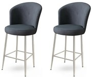 Súprava barových stoličiek Alte Anthracite, 2 ks, 2 ks