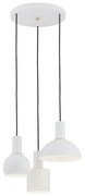 Argon 1468 - Luster na lanku SINES 3xE27/15W/230V biela